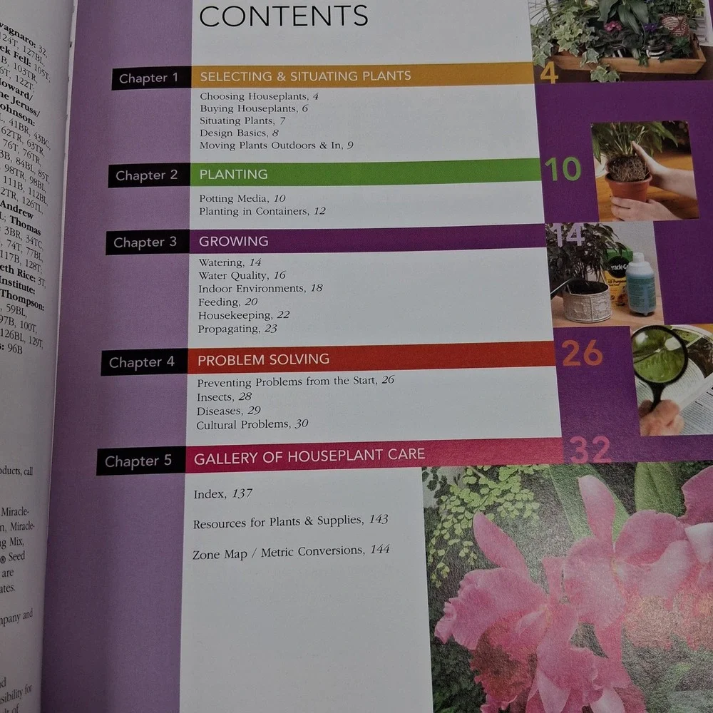 Miracle-Gro Guide to Growing Healthy Houseplants 2005 Soft Cover Book